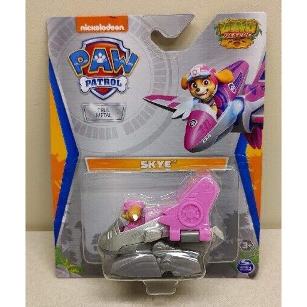 New Nickelodeon Paw Patrol Tru Metal Dino Rescue Skye Diecast Vehicle Collection